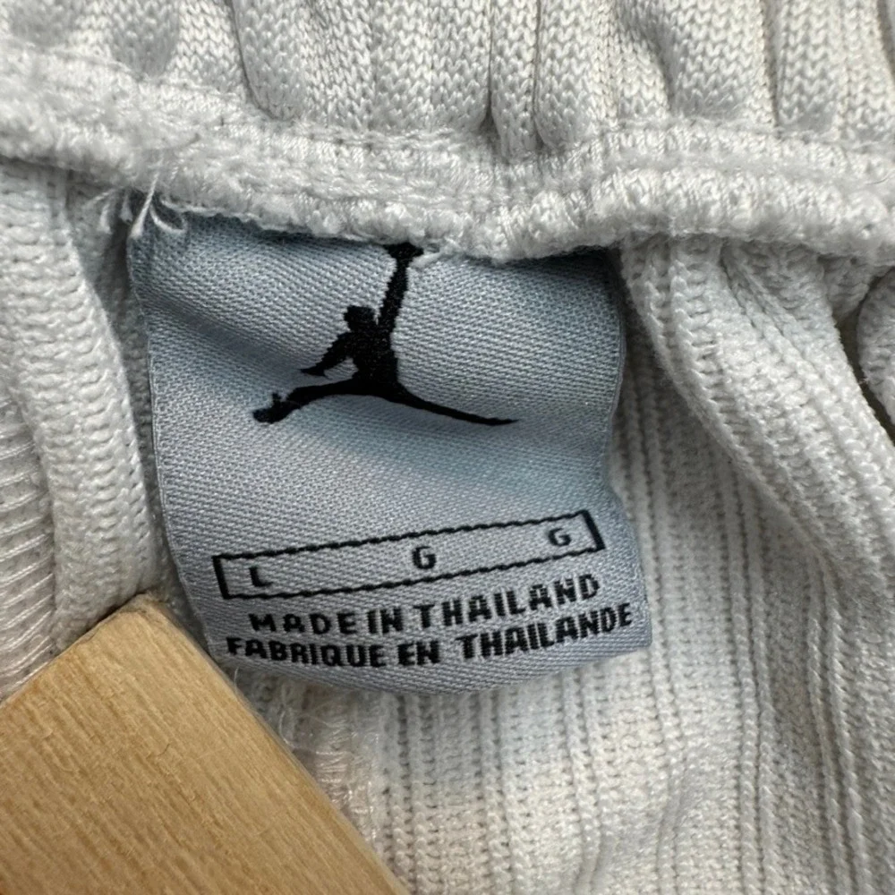 Jordan Mens White Jumpman Athletic Sweatpants Large RN 56323 Track Pants